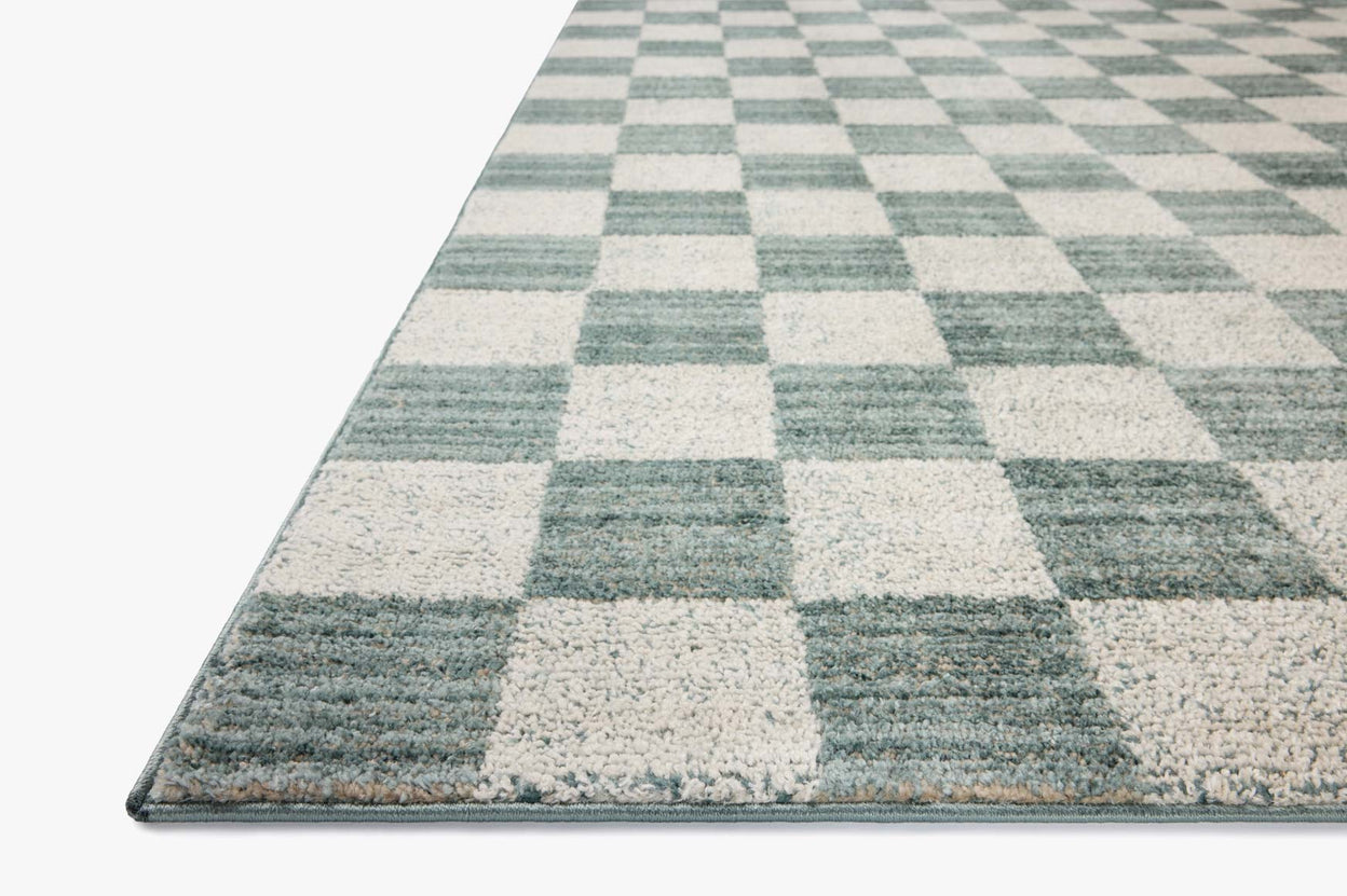 Chris Loves Julia x Loloi Calvin Blue / Ivory Rug RUGS - synthetic Loloi