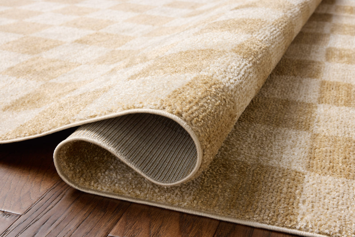 Chris Loves Julia x Loloi Calvin Wheat / Ivory Rug RUGS - synthetic Loloi