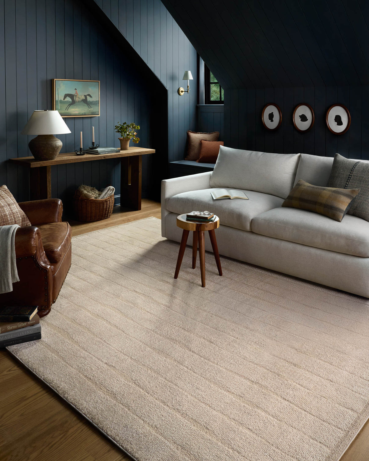 Chris Loves Julia x Loloi Calvin Ivory / Oatmeal Rug RUGS - synthetic Loloi