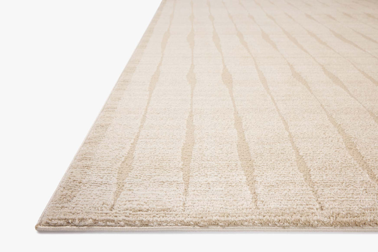 Chris Loves Julia x Loloi Calvin Ivory / Oatmeal Rug RUGS - synthetic Loloi