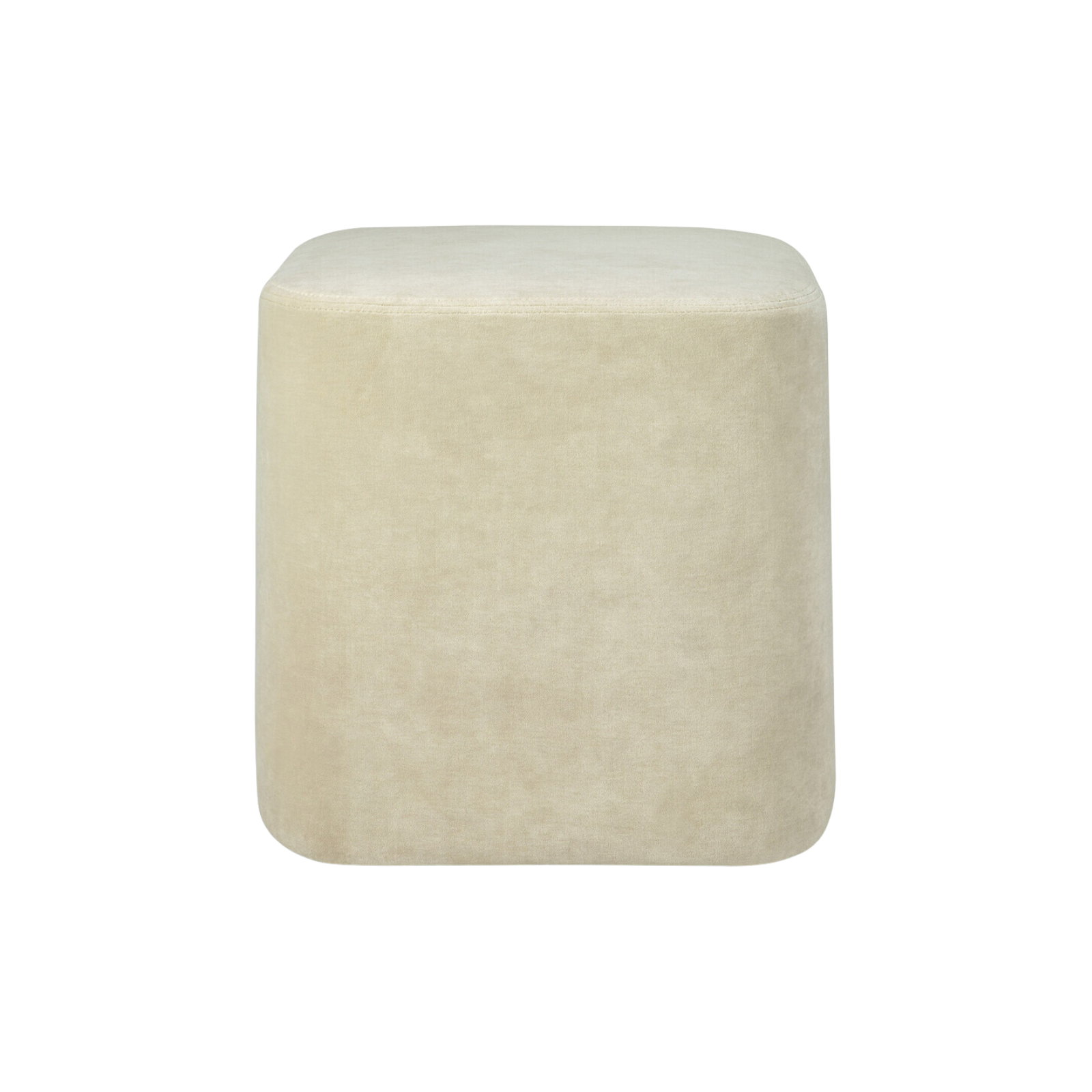 Cube Pouf 6 - FURNITURE - ottoman Ethnicraft Velvet Sand