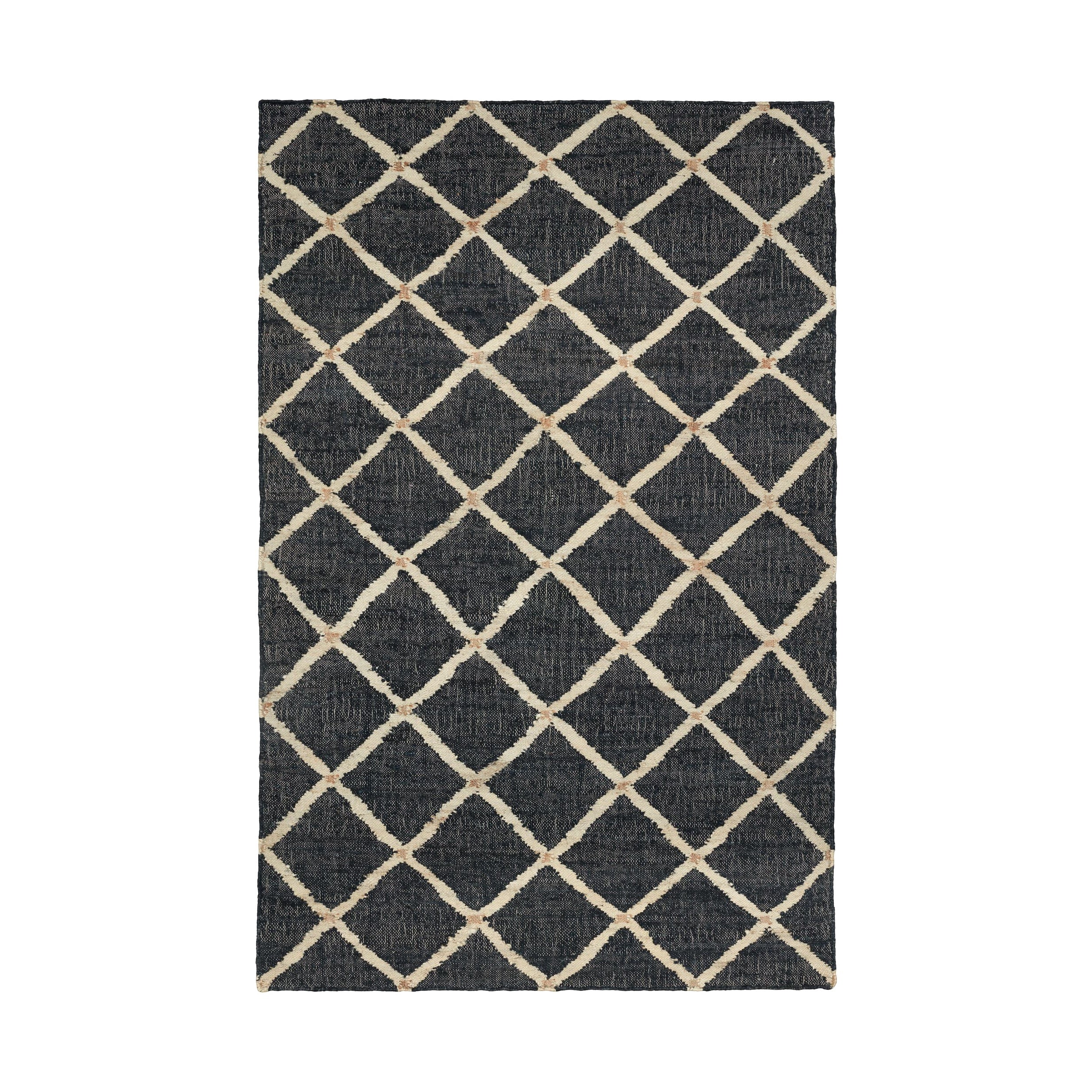 Kali Handwoven Jute Rug RUGS - jute Dash & Albert Black 2' x 3'
