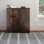 OVERSTOCK RUG - Malta Black/Ivory Handwoven Wool Rug - 8' x 10' IN STORE - Rugs Dash & Albert