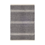 OVERSTOCK RUG - Malta Black/Ivory Handwoven Wool Rug - 8' x 10' IN STORE - Rugs Dash & Albert