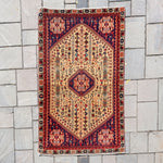 3' x 4'10" Antique Qashqai Rug RUGS - vintage Rug & Weave Rugs