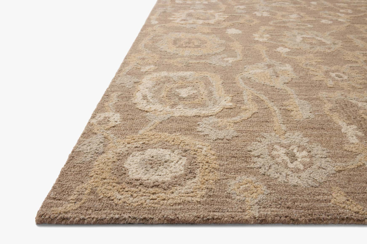Chris Loves Julia x Loloi Dorothea Bark / Stone Rug RUGS - wool Loloi