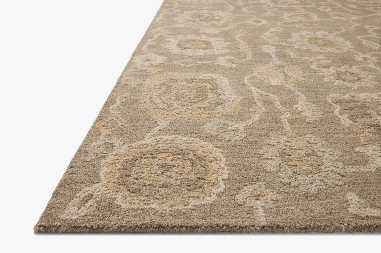 Chris Loves Julia x Loloi Dorothea Oak / Natural Rug RUGS - wool Loloi
