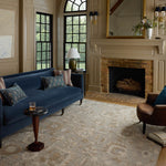 Chris Loves Julia x Loloi Dorothea Stone / Multi Rug RUGS - wool Loloi