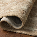 Chris Loves Julia x Loloi Dorothea Khaki / Dove Rug RUGS - wool Loloi