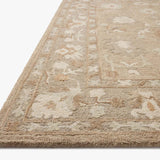 Chris Loves Julia x Loloi Dorothea Khaki / Dove Rug RUGS - wool Loloi