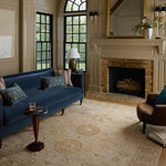 Chris Loves Julia x Loloi Dorothea Dove / Natural Rug RUGS - wool Loloi