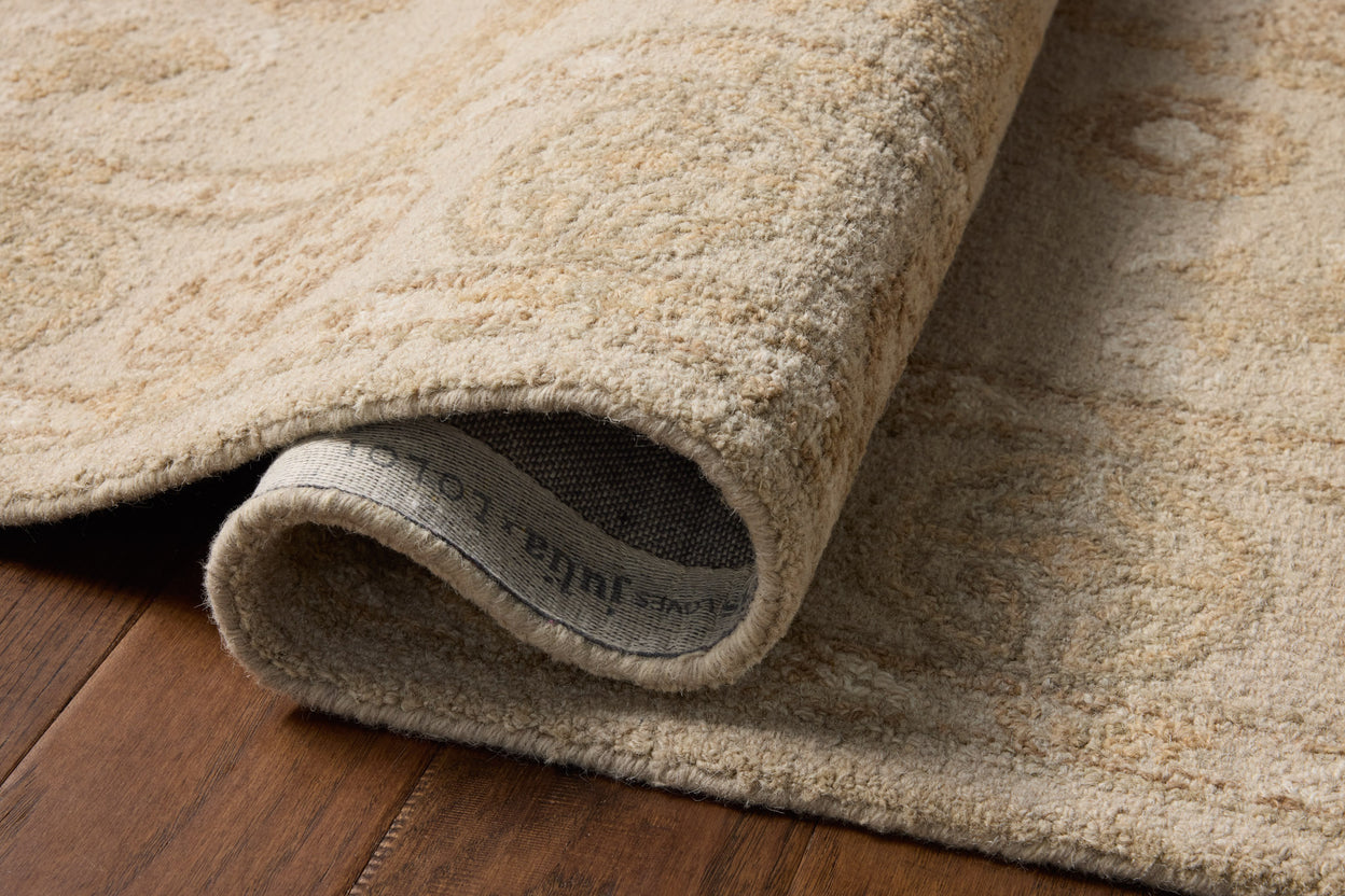 Chris Loves Julia x Loloi Dorothea Dove / Natural Rug RUGS - wool Loloi