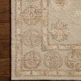 Chris Loves Julia x Loloi Dorothea Dove / Natural Rug RUGS - wool Loloi