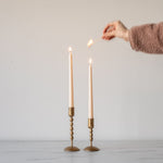Taper Candle Holders with Bauble Detail candle holder Creative Co-op (DYA)