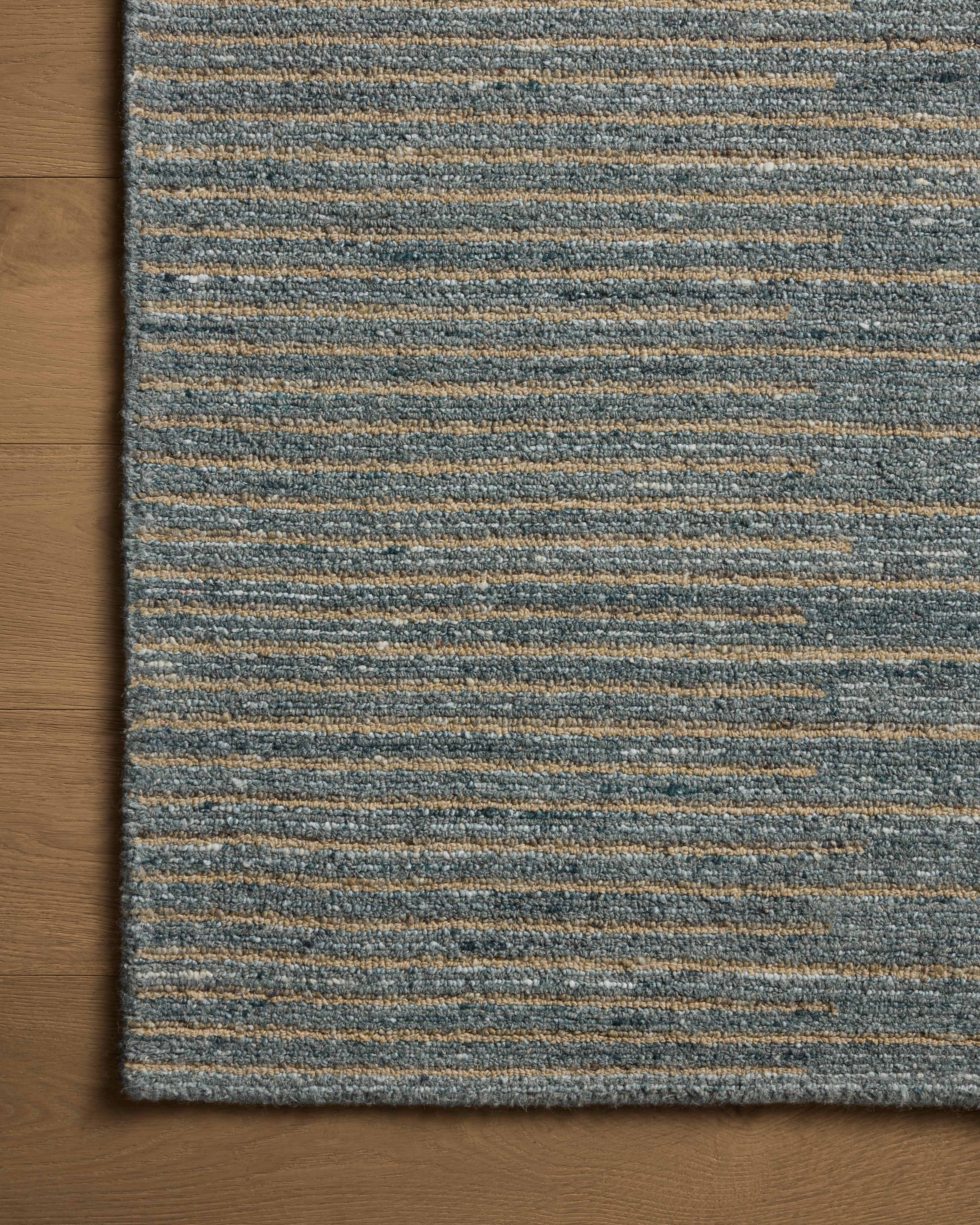 Loloi Elias Slate / Natural Rug 1- RUGS - wool Loloi