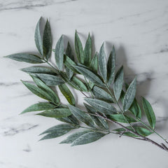Faux White Willow Spray faux stem Tri W Imports