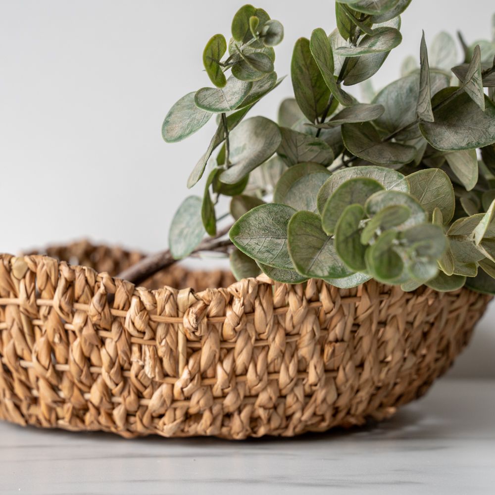 Round Scalloped Bankuan Baskets basket Creative Co-op (DYA)