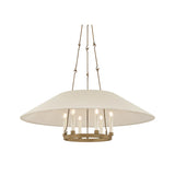 Archive Chandelier By Lauren Liess LIGHTING - pendant Hudson Valley Lighting 6-light Brass