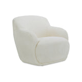 Stephie Lounge Chair FURNITURE - accent chair Moe's Furniture Cream