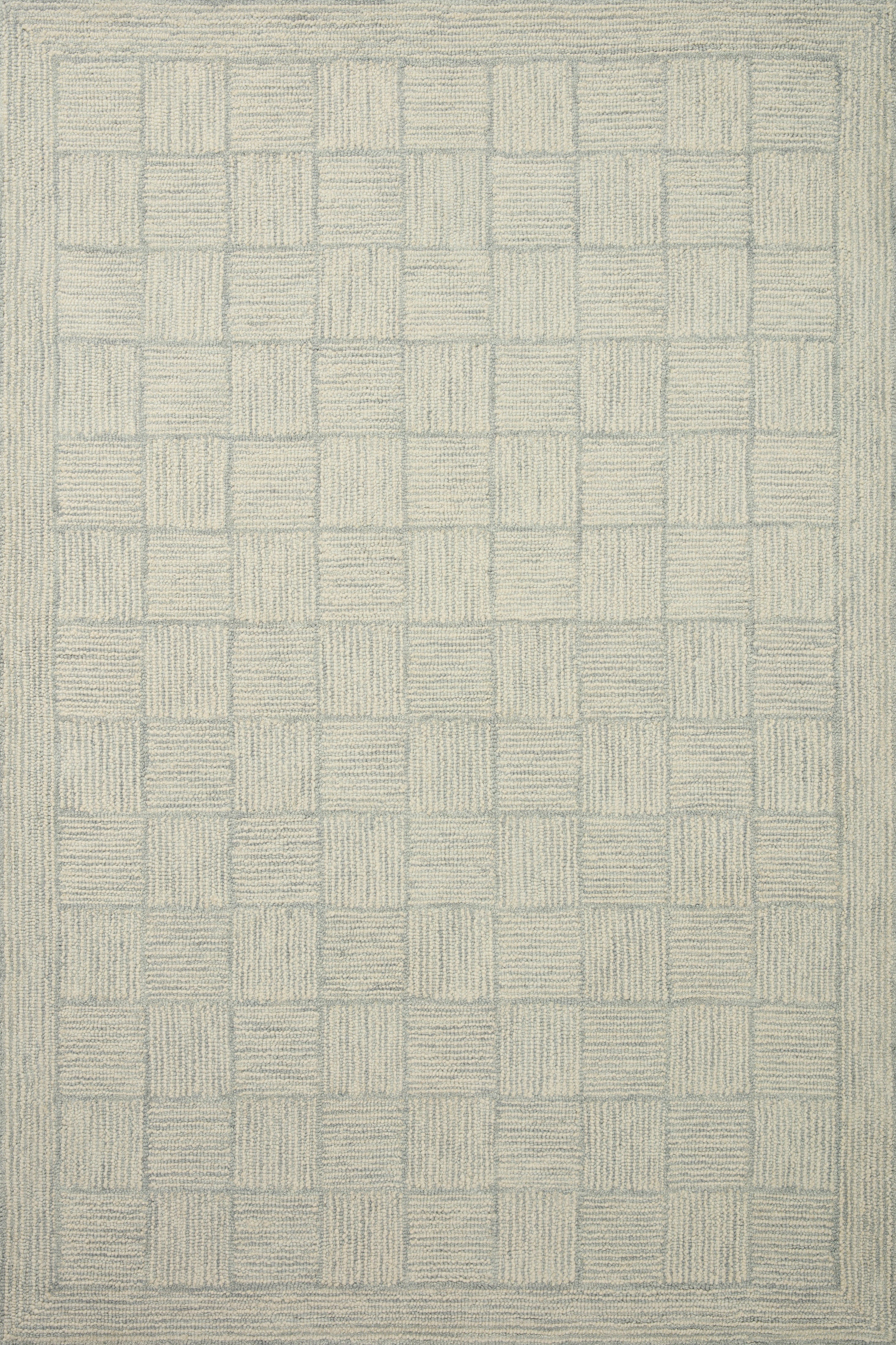 Chris Loves Julia x Loloi Francis Silver / Sky Rug Rugs Loloi