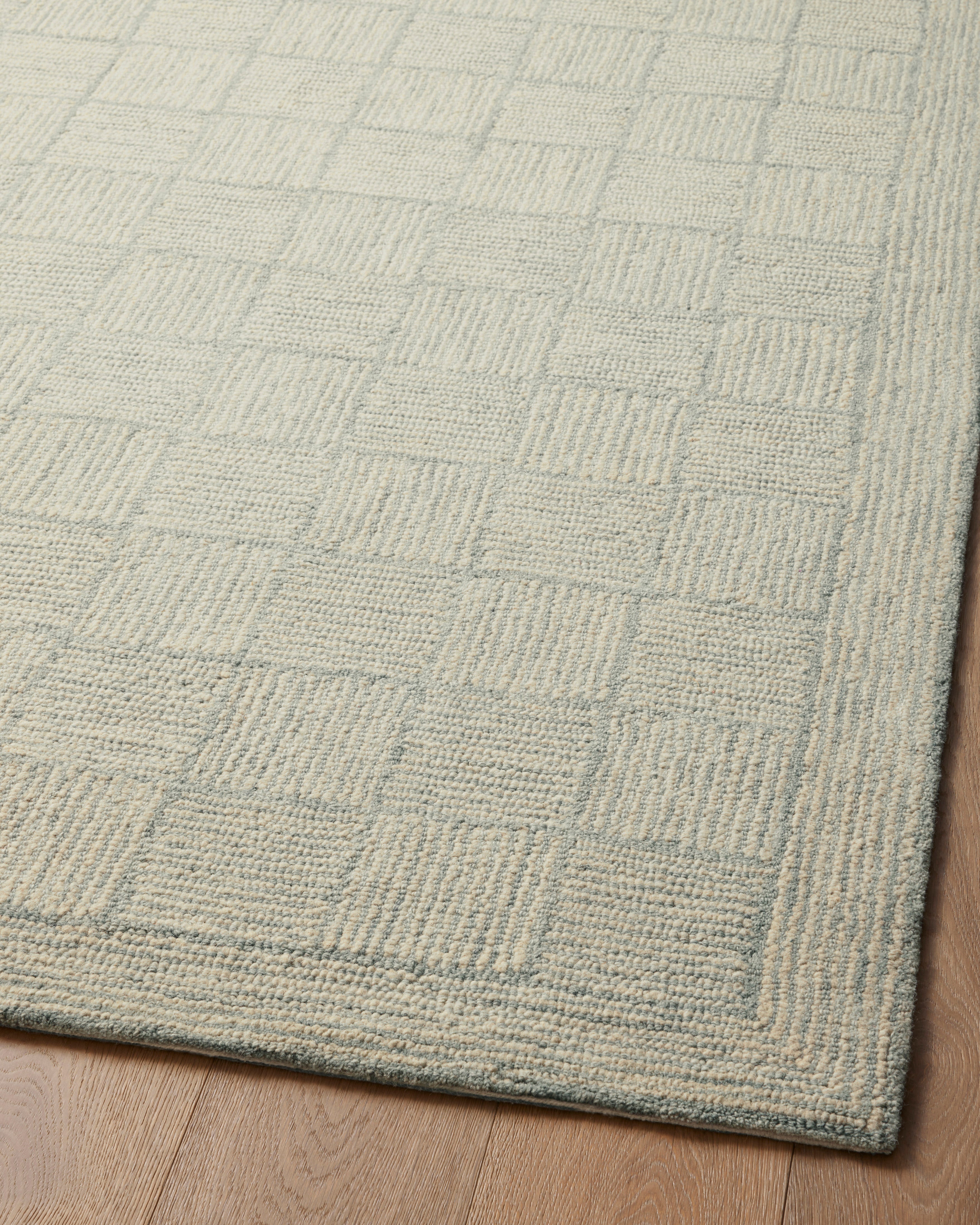 Chris Loves Julia x Loloi Francis Silver / Sky Rug Rugs Loloi
