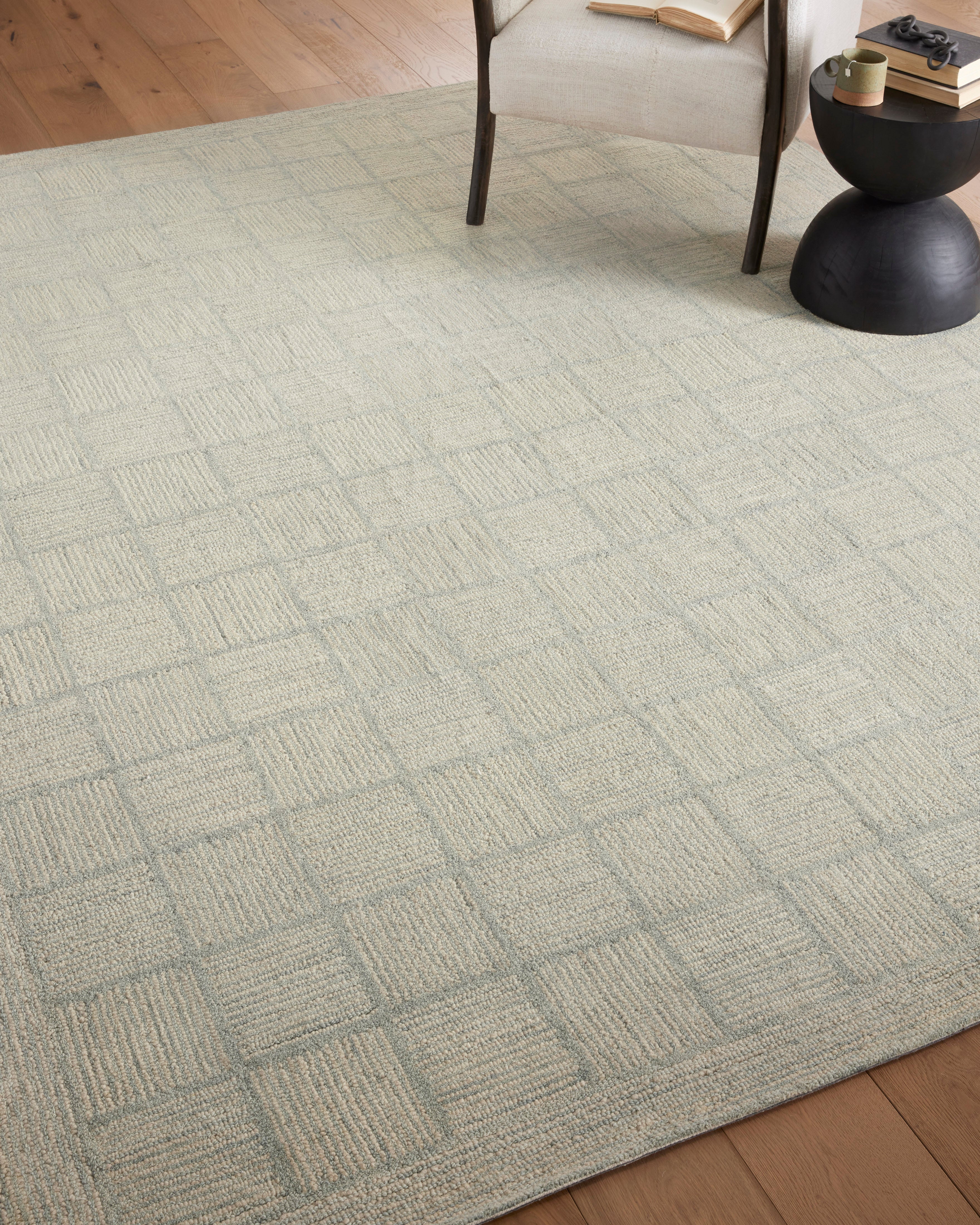 Chris Loves Julia x Loloi Francis Silver / Sky Rug Rugs Loloi