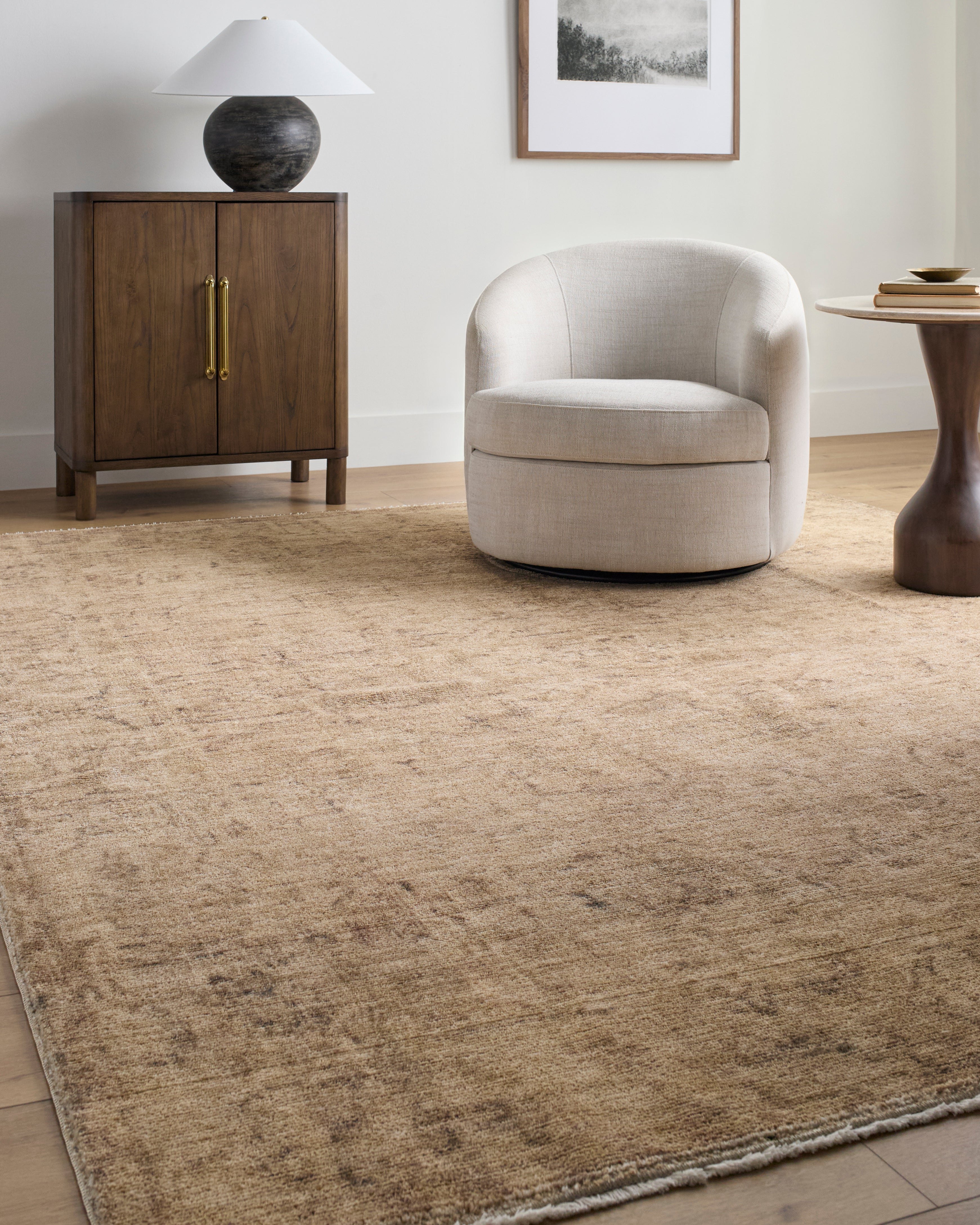 Fetscher Wheat / Sage Rug RUGS - synthetic Surya