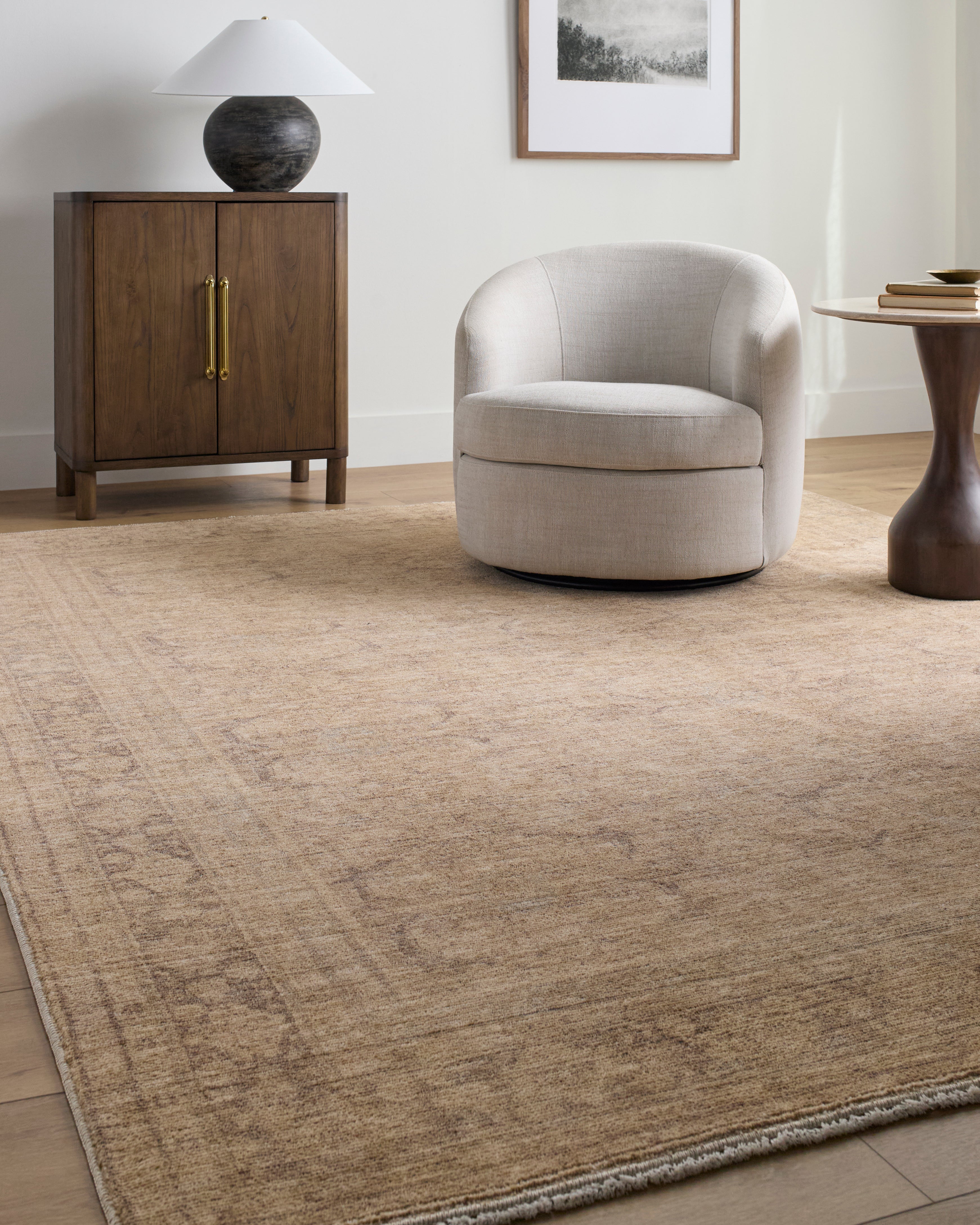 Fetscher Sand / Sage Rug RUGS - synthetic Surya