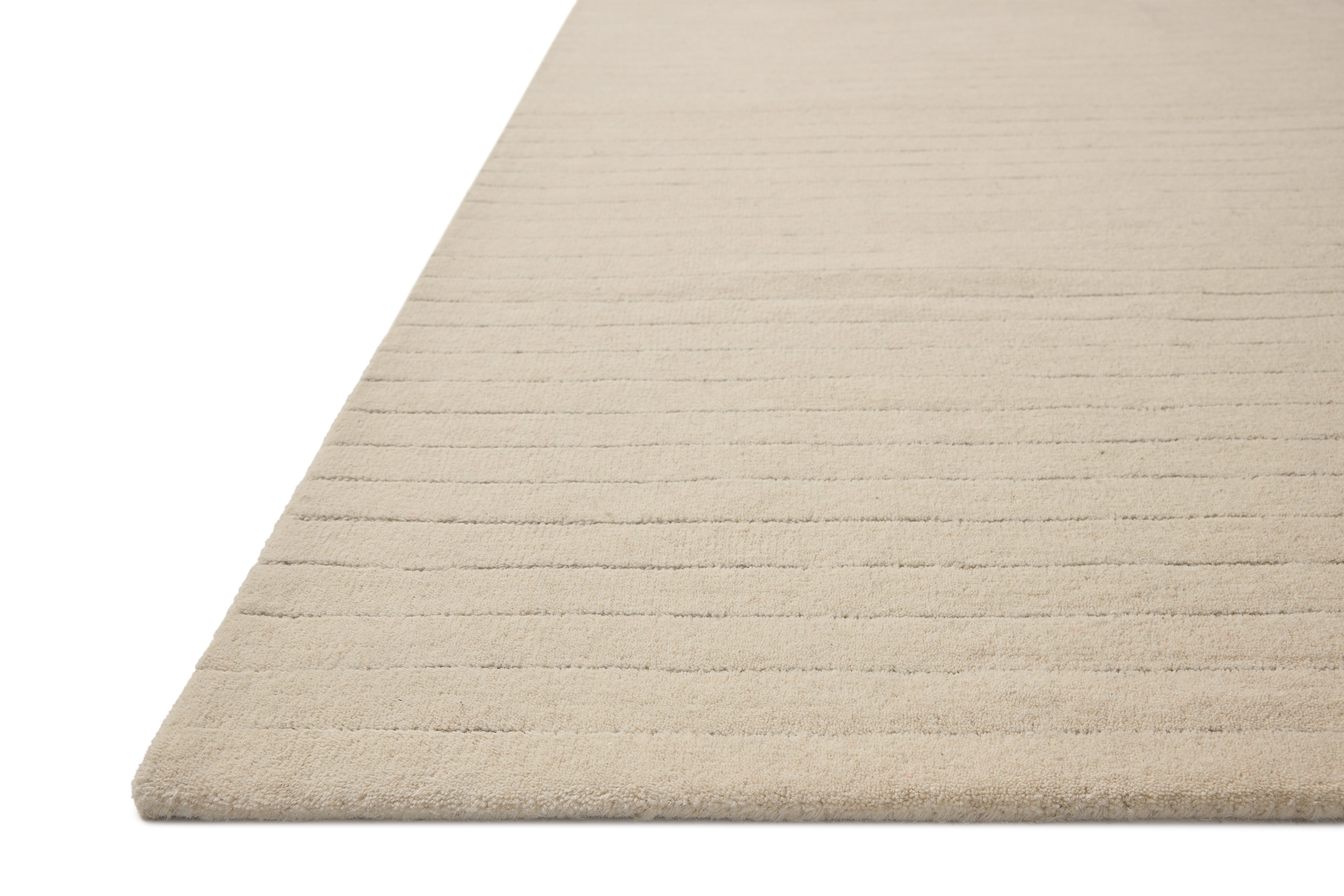 Chris Loves Julia x Loloi Henry Ivory / Dove Rug RUGS - striped Loloi