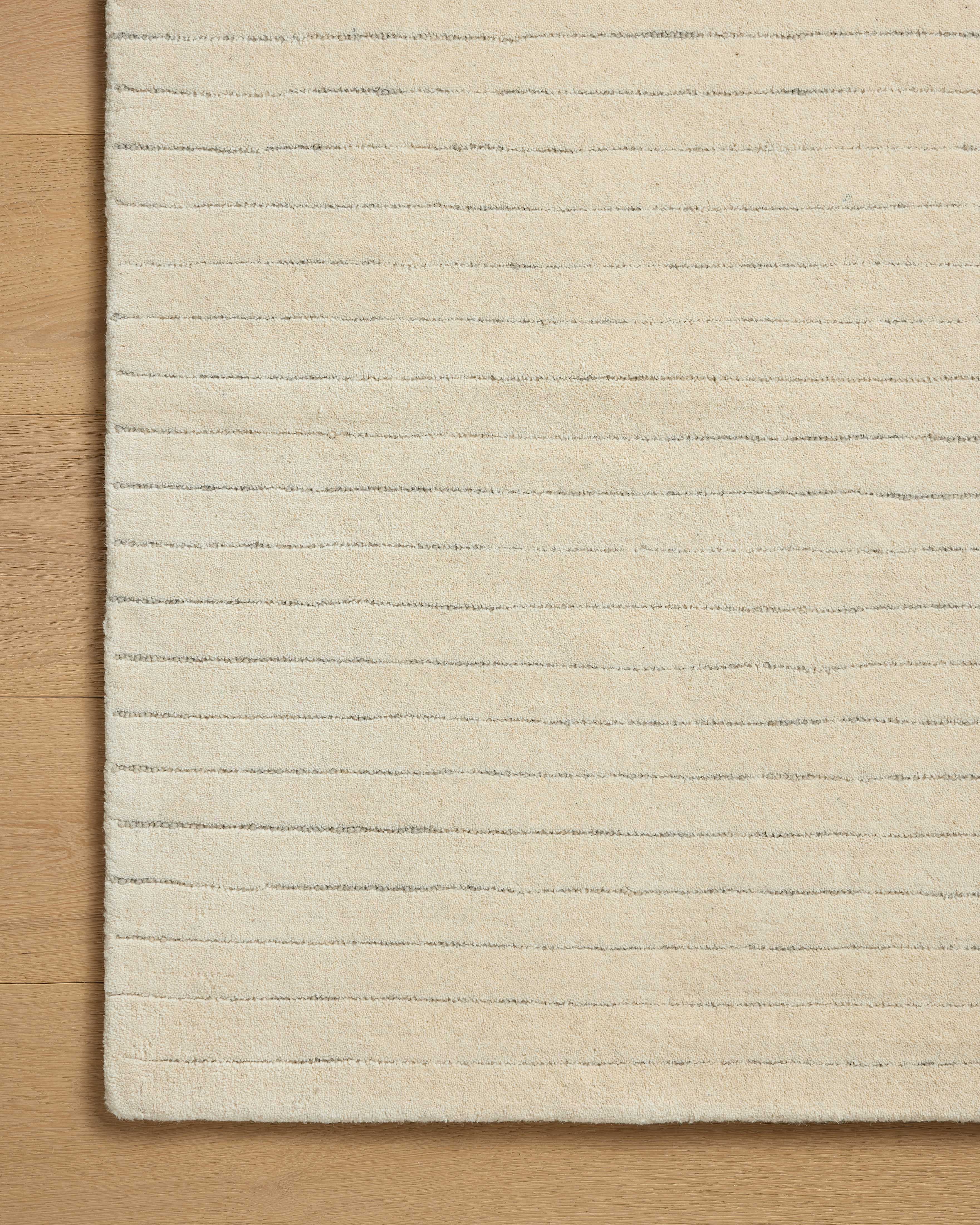 Chris Loves Julia x Loloi Henry Ivory / Dove Rug RUGS - striped Loloi