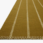 Amber Lewis x Loloi Harlan Ochre / Ivory Rug RUGS - wool Loloi