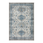 Loloi Heidi Ivory / Ocean Rug 1-RUGS-patterned Loloi