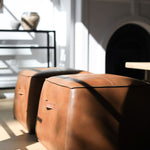 Aiden Ottoman / Tan 6 - FURNITURE - ottoman Sunpan