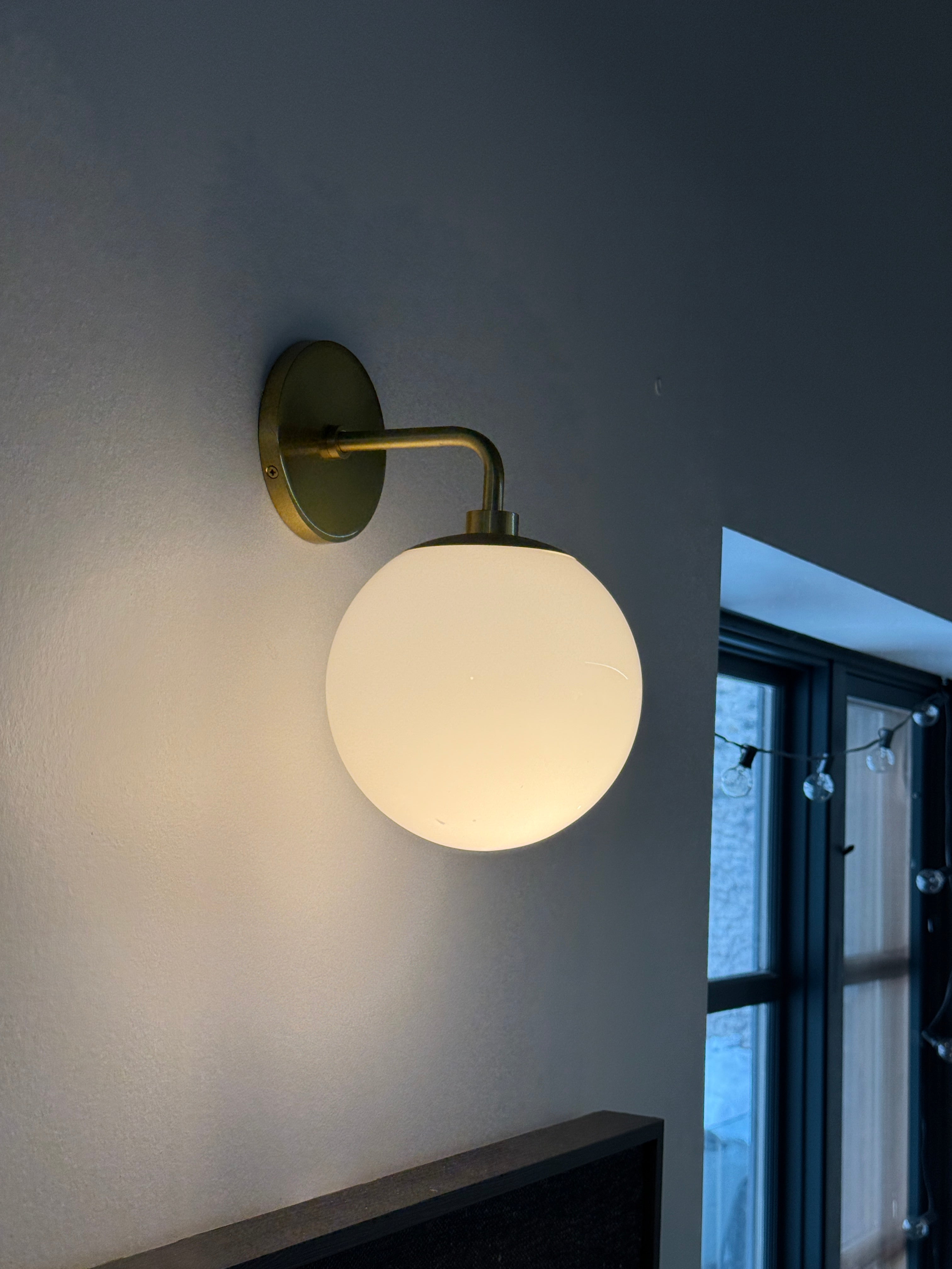 FLOOR MODEL - Stella Wall Sconce - Aged Brass LIGHTING - floor model Hudson Valley Lighting