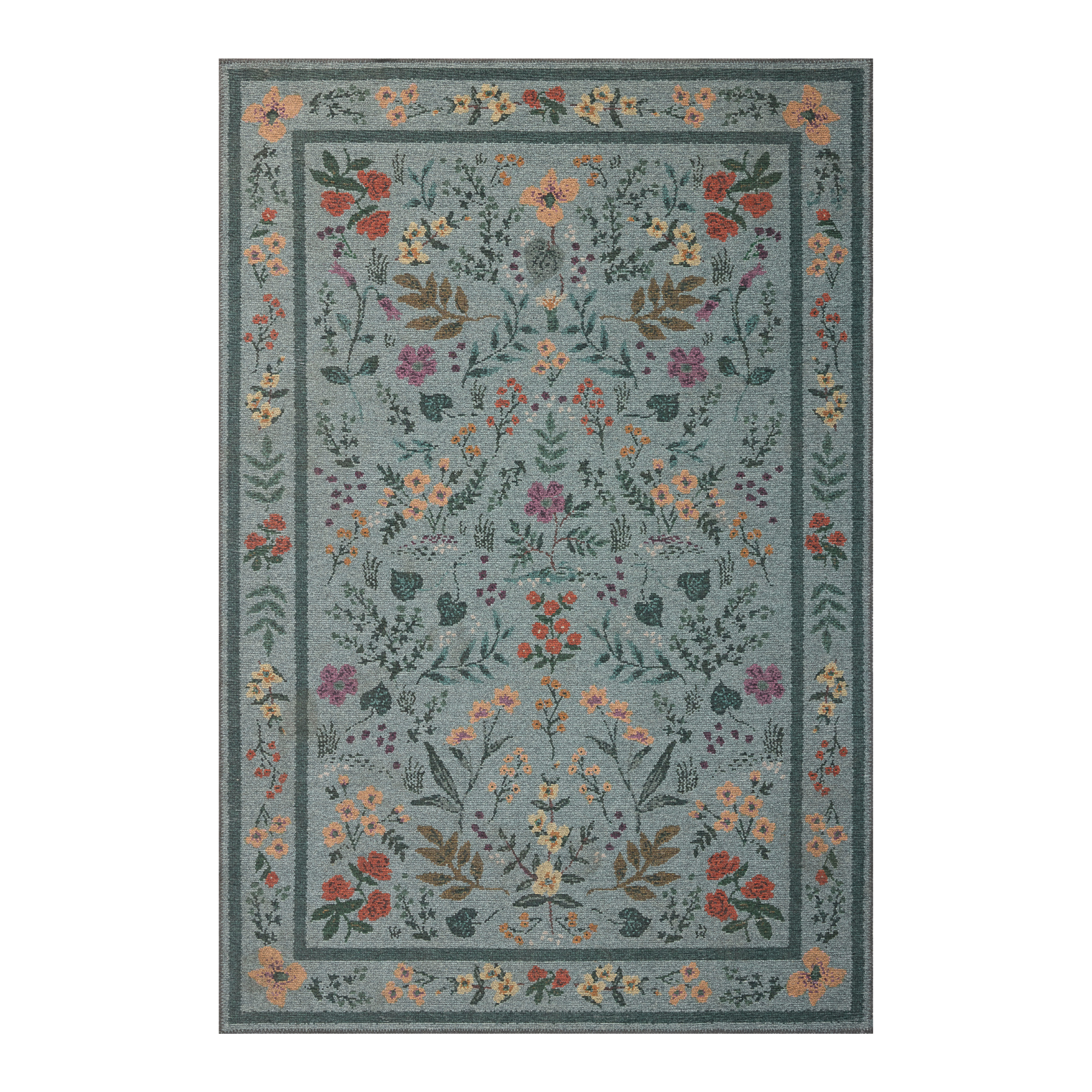 Rifle Paper Co. x Loloi Wildwood Sage Rug RUGS-patterned Loloi