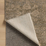 OVERSTOCK RUG - Magnolia Home by Joanna Gaines x Loloi Junie Lagoon / Natural Rug - 5'3" x 5'3" Round IN STORE - Sale Rugs Loloi