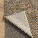 OVERSTOCK RUG - Magnolia Home by Joanna Gaines x Loloi Junie Lagoon / Natural Rug - 5'3" x 5'3" Round IN STORE - Sale Rugs Loloi