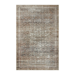 Chris Loves Julia x Loloi Jules Ink / Terracotta Rug 0-patterned rugs Loloi