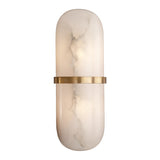 STORE FIXTURE - Melange Pill Form Sconce - Burnished Brass LIGHTING - store fixture Visual Comfort