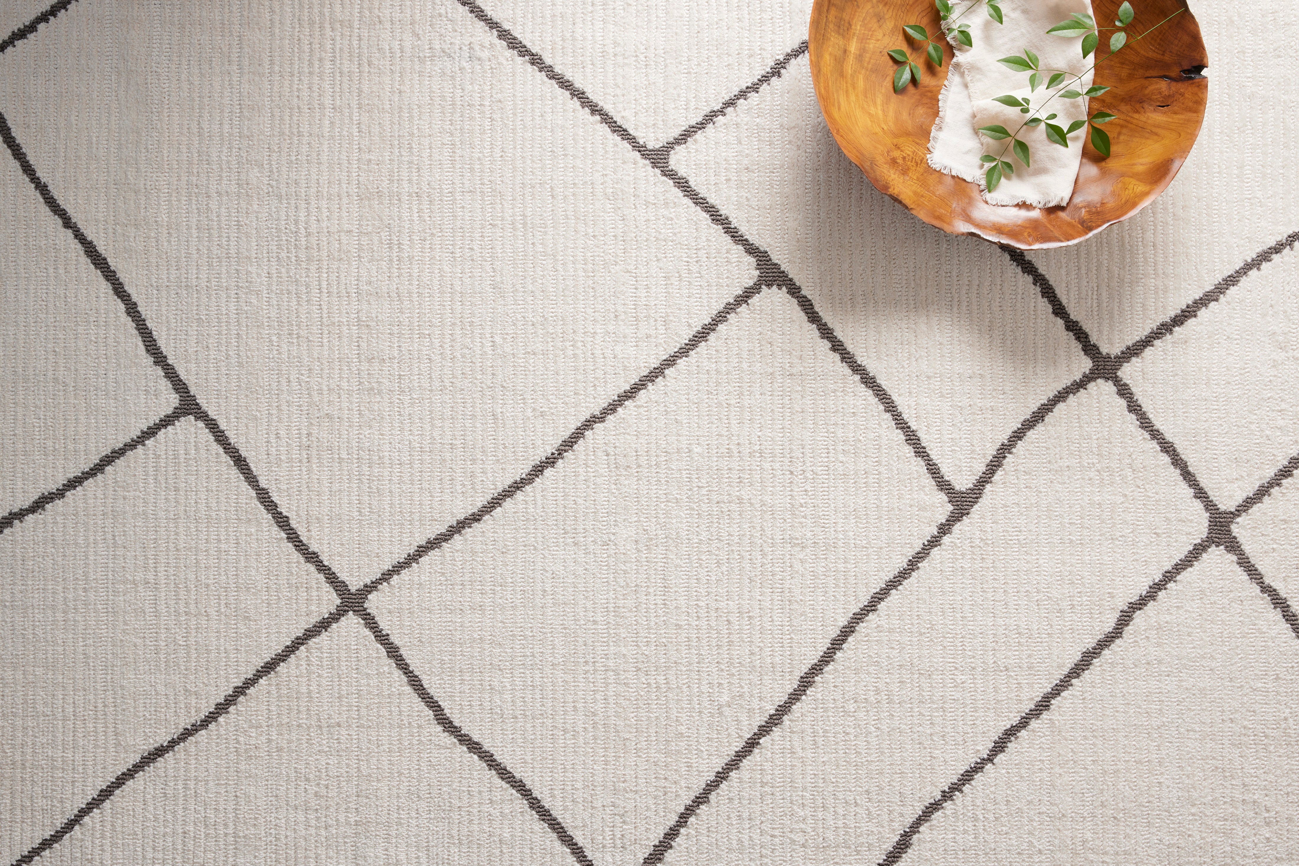 Magnolia Home by Joanna Gaines x Loloi Logan Ivory / Charcoal Rug 0-RUGS-patterned Loloi