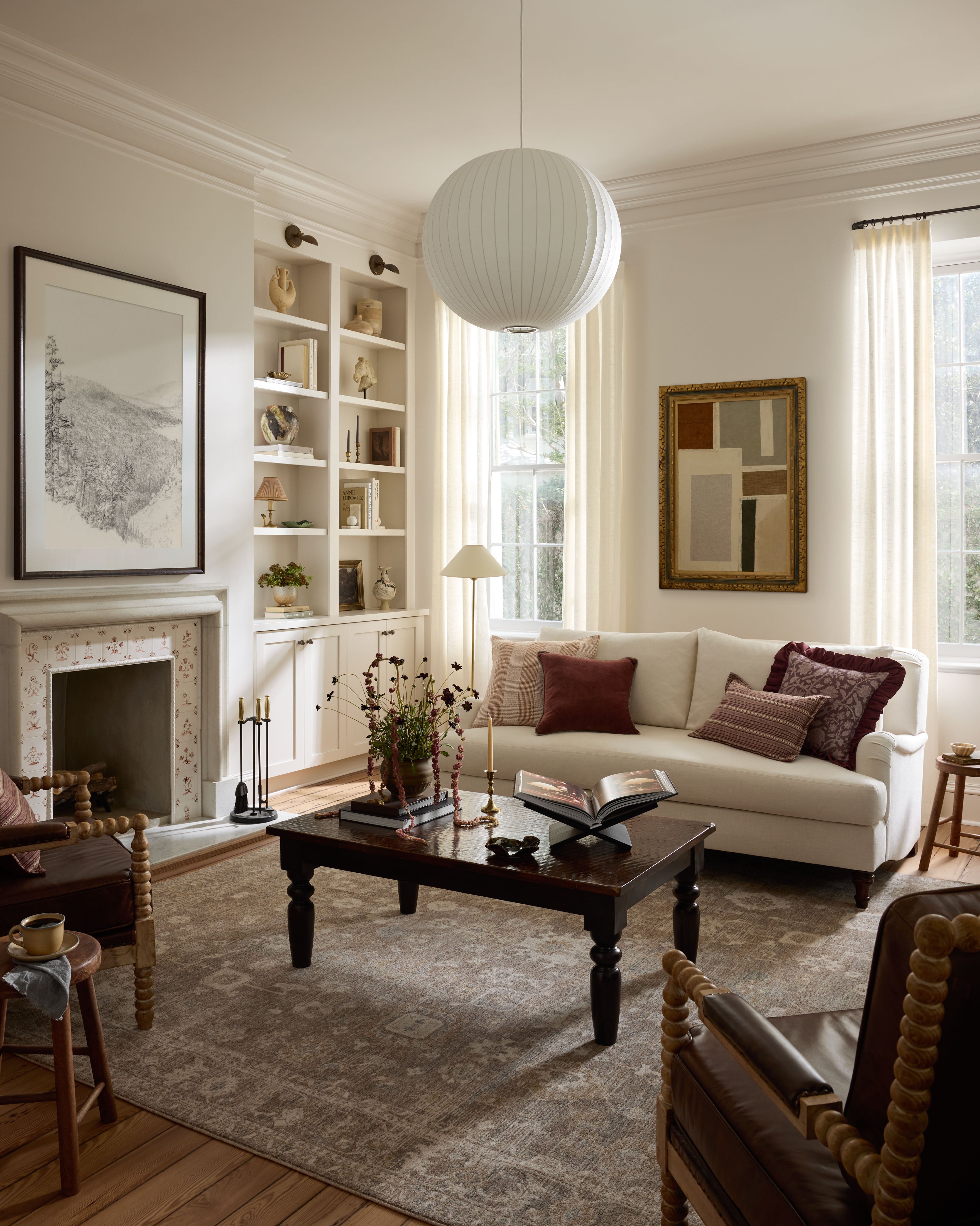 OVERSTOCK ITEM - Loloi Louisa Taupe / Ivory Rug - 5'3" x 7'6" IN STORE - Sale Rug Loloi