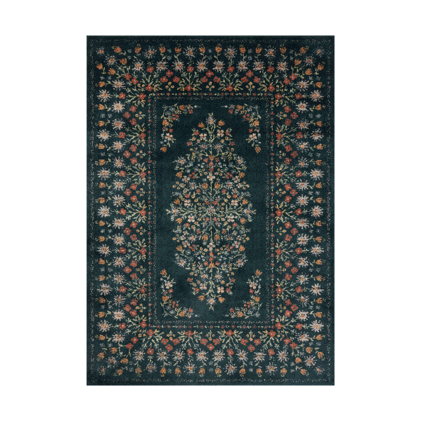 Rifle Paper Co. x Loloi Laurel Eleanor Navy Rug 0-RUGS-patterned Loloi