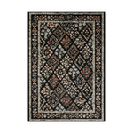 Rifle Paper Co. x Loloi Laurel Parquet Black Rug 0-RUGS-patterned Loloi