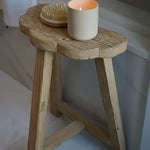 Lyla Reclaimed Stool - Natural 5-VINTAGE - stool Hauer Market
