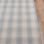 Marlby Tartan Lt. Blue Rug 0-rugs-wool Momeni