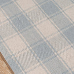 Marlby Tartan Lt. Blue Rug 0-rugs-wool Momeni