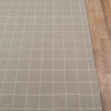 Marlby Windowpane Grey Rug 0-rugs-wool Momeni
