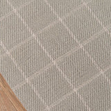 Marlby Windowpane Grey Rug 0-rugs-wool Momeni