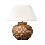 IN STORE - Avedon 11" Cordless Accent Lamp LIGHTING - in store Visual Comfort Natural Rattan