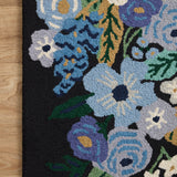 Rifle Paper Co. x Loloi Minnie Garden Party Black Rug 3 - RUGS - patterned Loloi